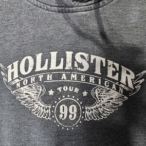 Hollister North American Tour 99 XS Gray Hoodie